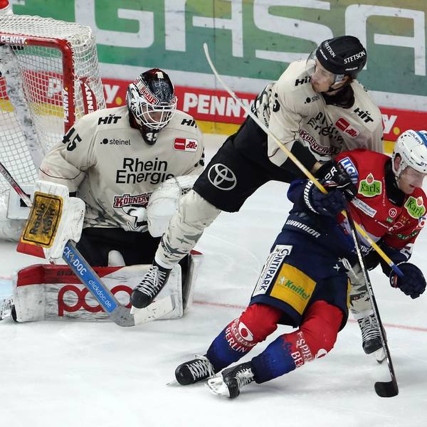 Kein gutes Ende hatte das letzte Aufeinandertreffen mit den Eisbären Berlin für die Kölner Haie (mit Torwart Tobias Ancicka und Louis Marc Aubry) , das am 19. Januar mit 4:5 nach Verlängerung verloren ging.