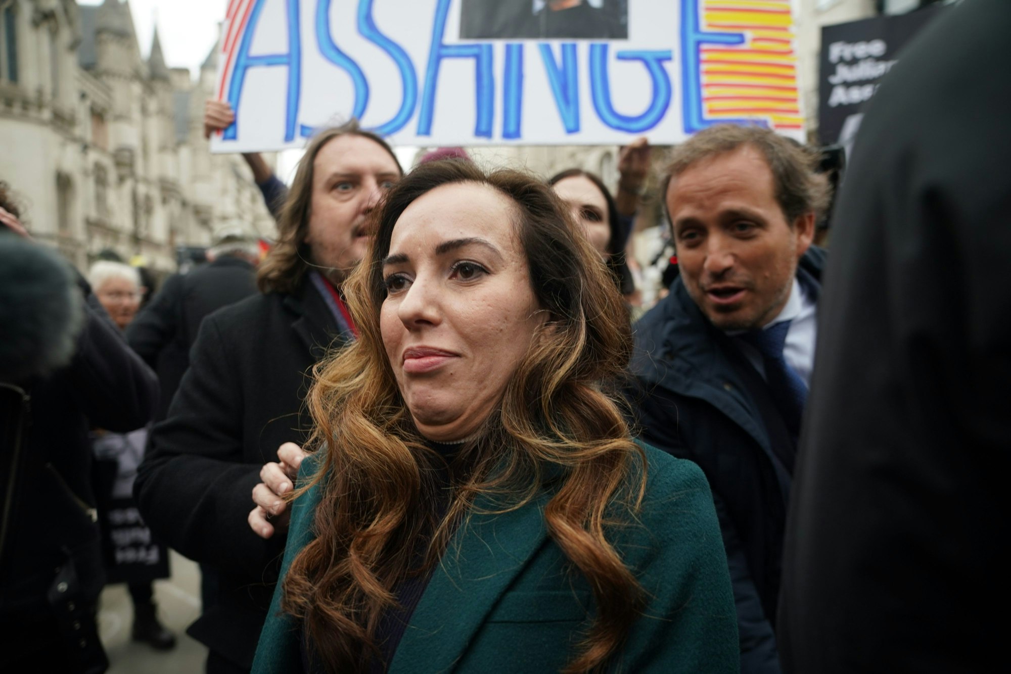 Stella Assange (M), Ehefrau von Julian Assange