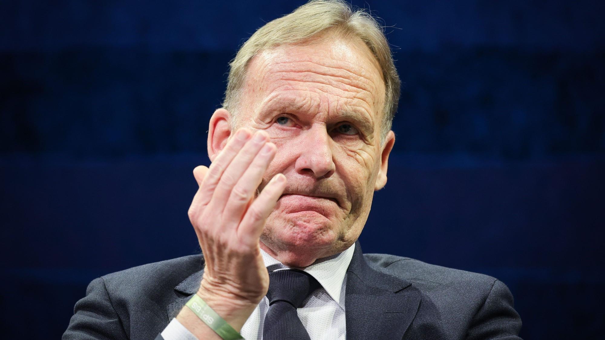 „Eine erfolgreiche Fortführung des Prozesses scheint in Anbetracht der aktuellen Entwicklungen nicht mehr möglich“, sagt Hans-Joachim Watzke.