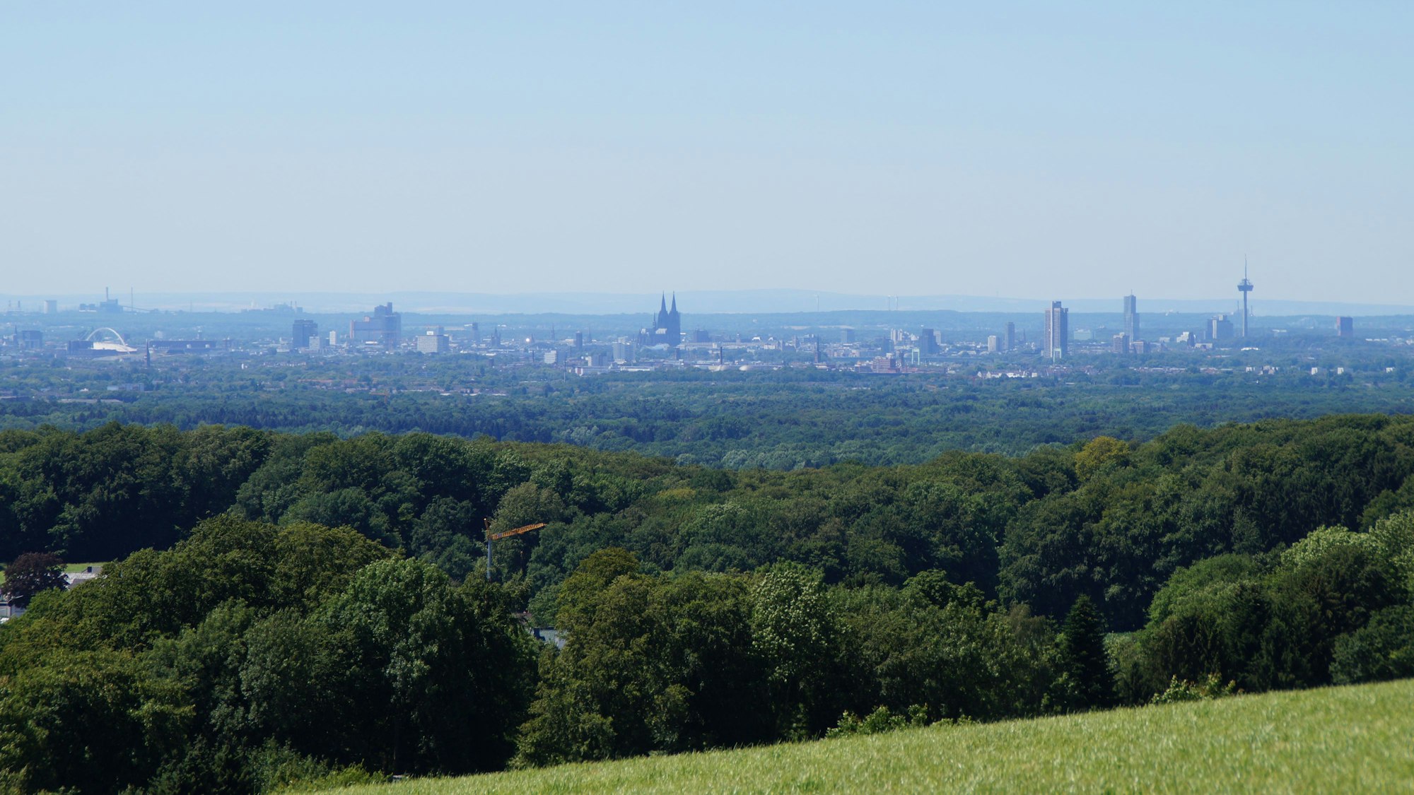 Domblick von Odenthal Voiswinkel im Bergischen Land.