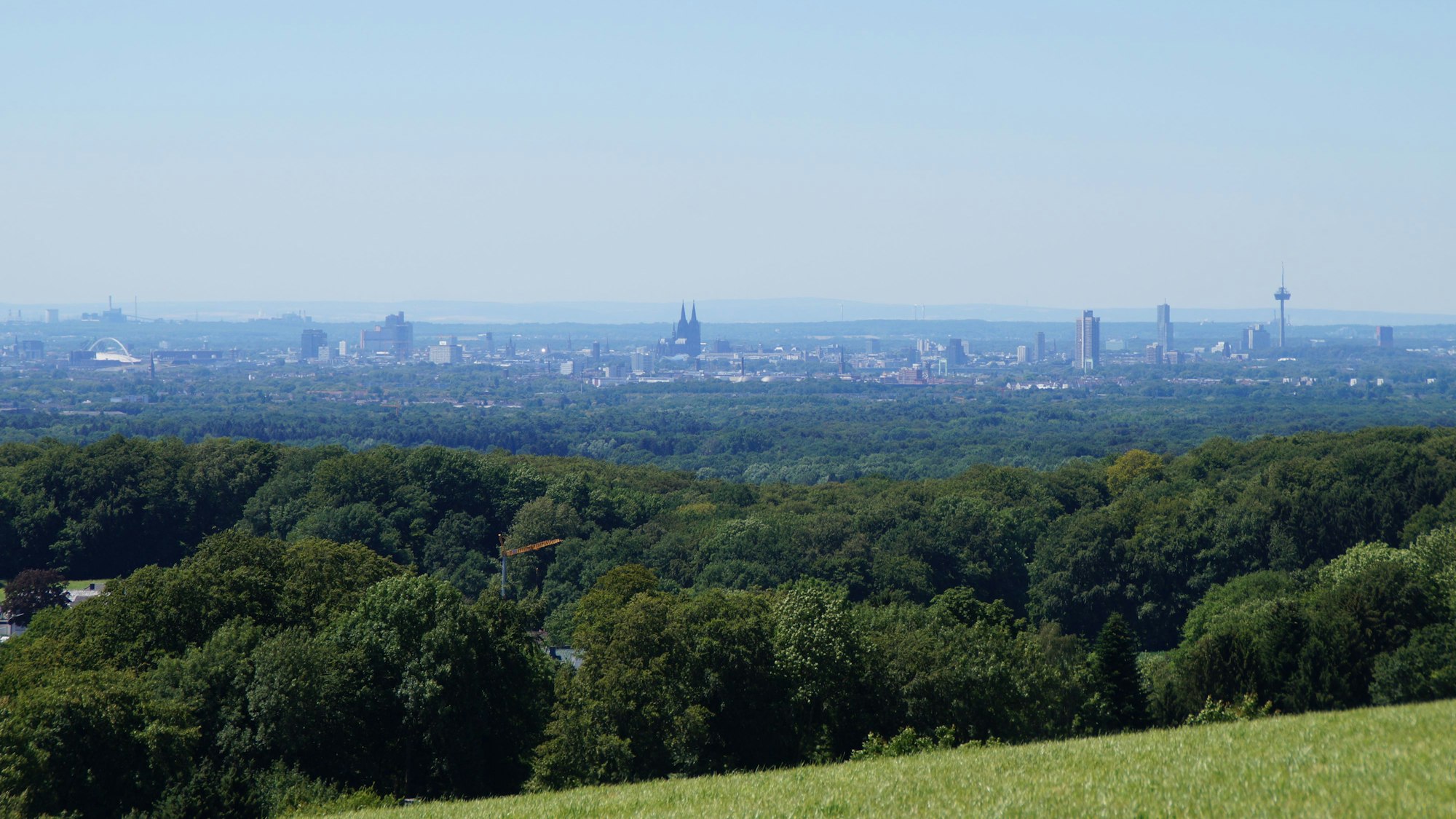Domblick von Odenthal Voiswinkel im Bergischen Land.