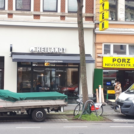 Das Café der Rösterei Heilandt in Nippes