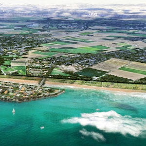 Für die Anlage eines Hafenbalkons am jetzigen Tagebaurand fordert die Stadt finanzielle Unterstützung von Bund und Land.