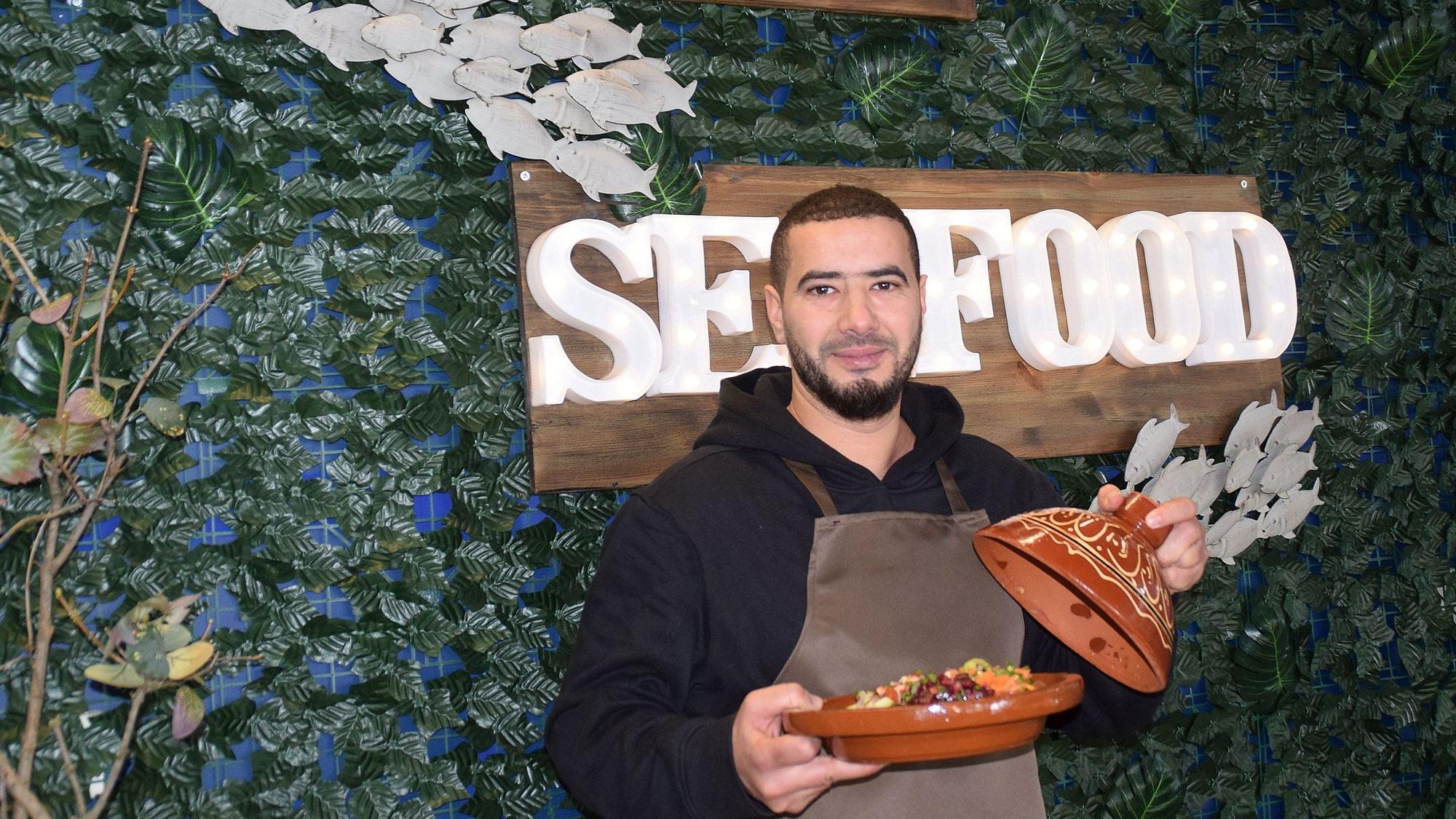 Zakaria Elemrani, Inhaber des Fisch-Restaurants "Tanger Seafood".