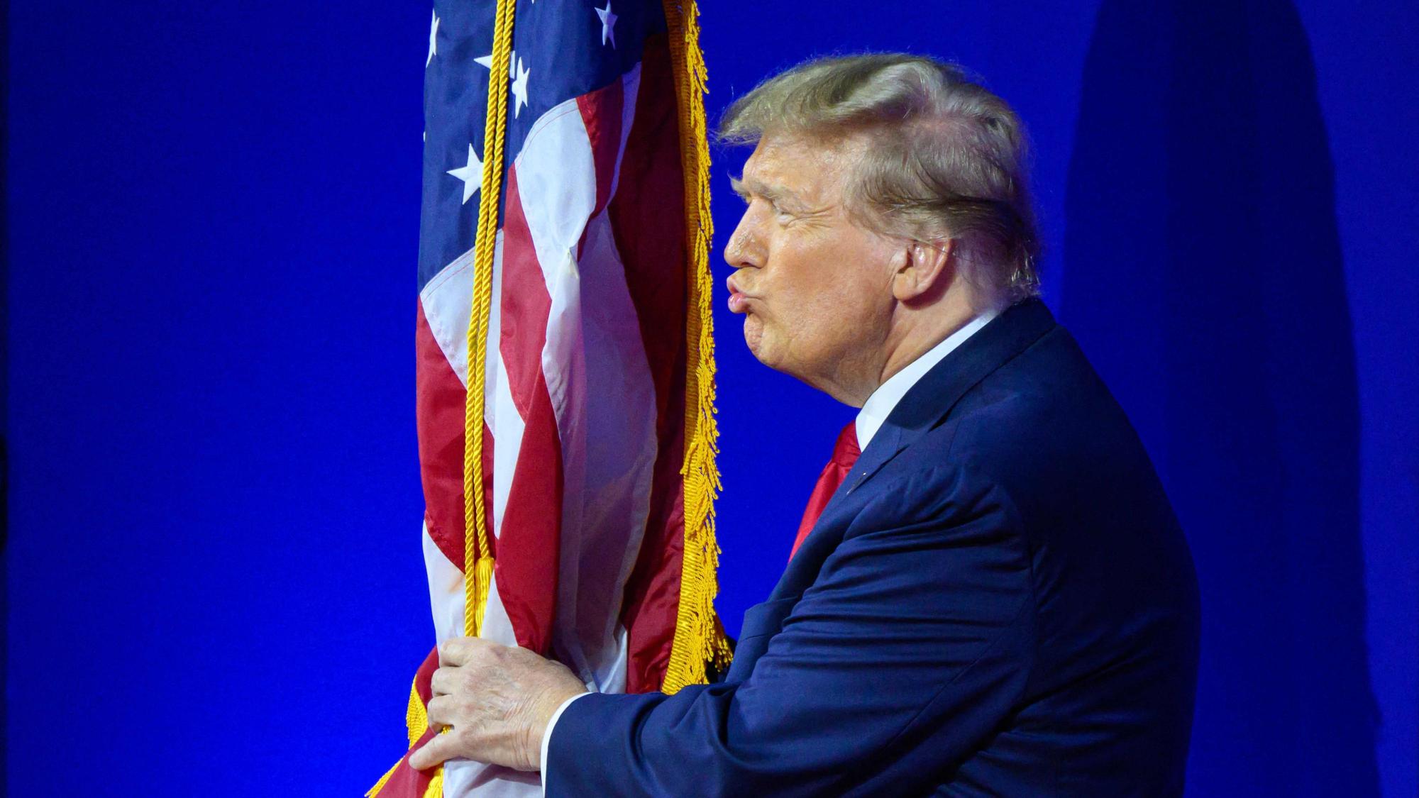 Donald Trump hat auch die Vorwahlen in South Carolina gegen Nikki Haley gewonnen.