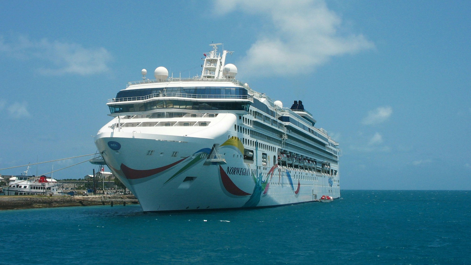 Das Kreuzfahrtschiff „Norwegian Dawn“ war am 13. Februar in Südafrika zu ihrer Reise aufgebrochen.