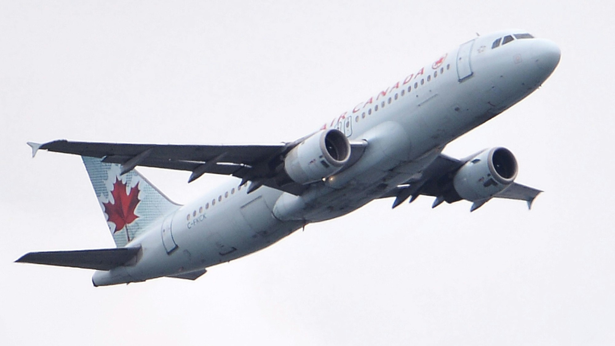 Ein Passagierflugzeug von Air Canada (Symbolbild)