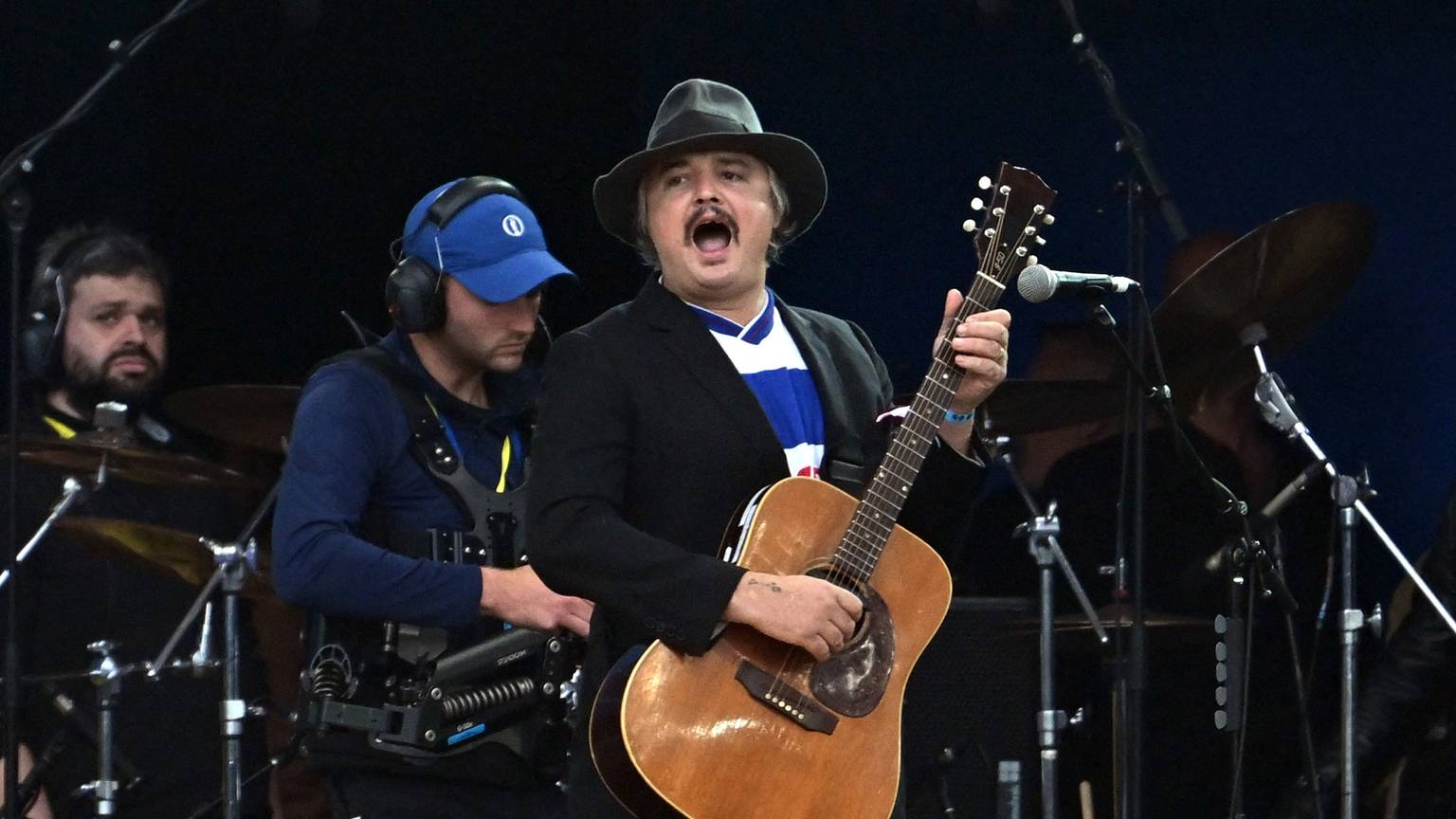 Pete Doherty auf einem Konzert im August 2023.
