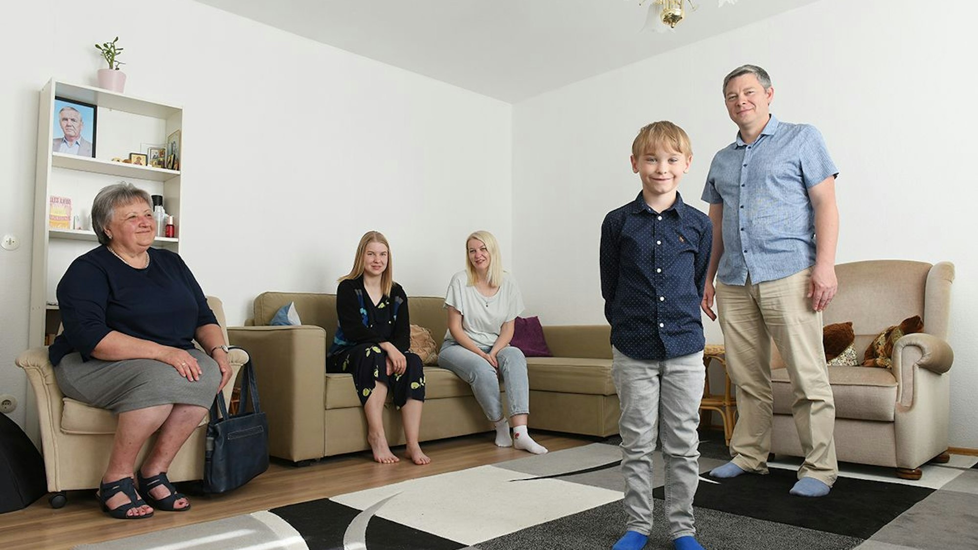 Die russische Familie in drei Generationen