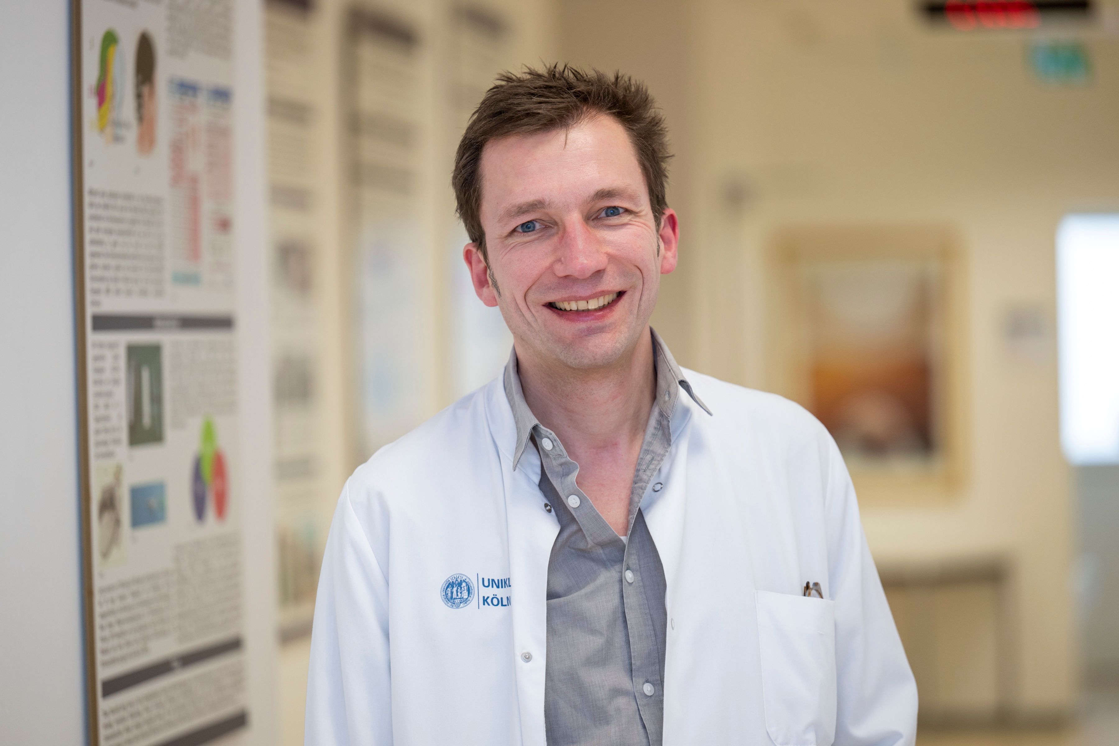 28.02.2024, Köln: Tim Hucho. Schmerztherapie, Schmerzzentrum der Uniklinik. Foto: Uwe Weiser