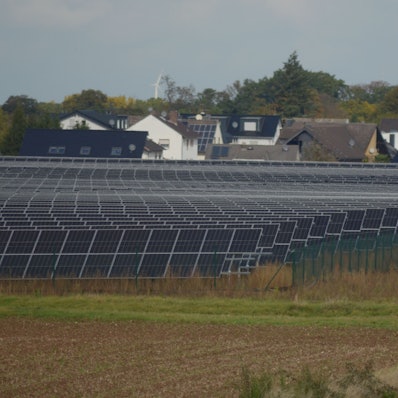 Der Solarpark bei Wüschheim.