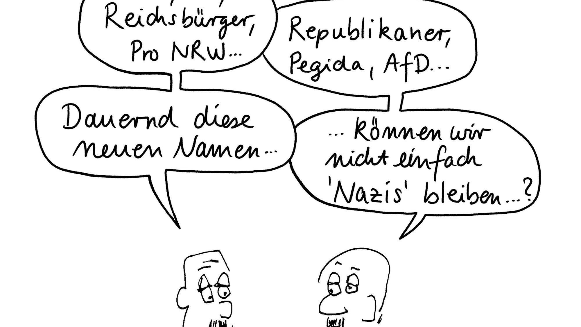 Ein Cartoon von Ruth Hebler
