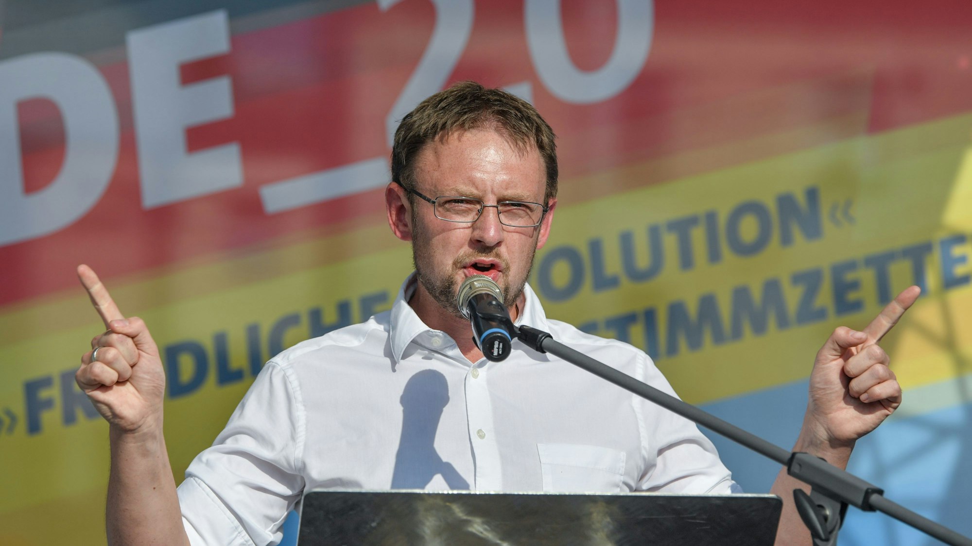 AfD-Politiker Rolf Weigand hat die Bürgermeisterwahl im säsischen Großschirma gewonnen. (Archivbild)