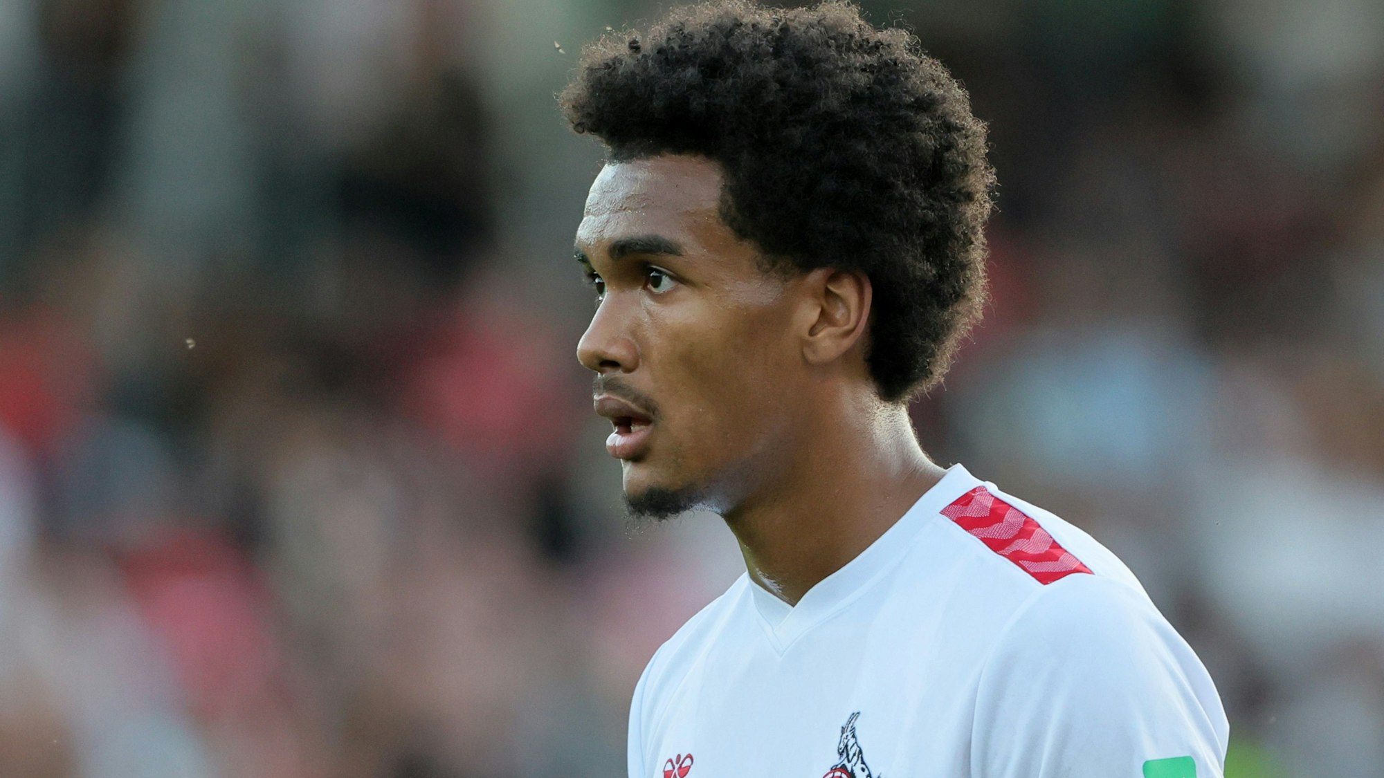 Testspiel, Bergisch Gladbach vs.1.FC Köln, 06.09.2023, Damion Downs (1. FC Köln), Bild: Herbert Bucco