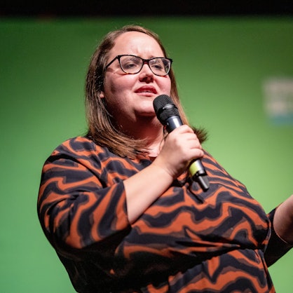 Erlebt viele Anfeindungen: Ricarda Lang, Bundesvorsitzende von Bündnis 90/Die Grünen