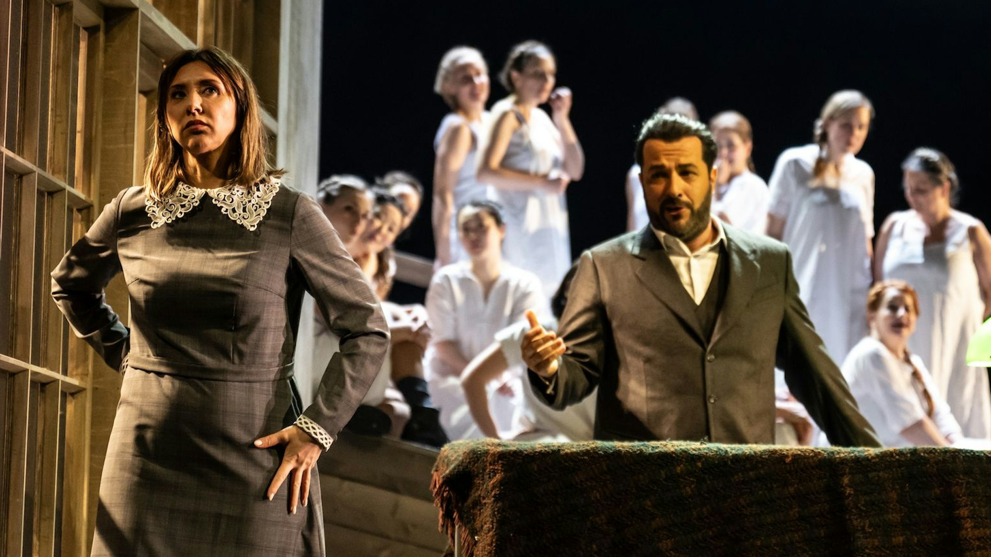 Eugen Onegin, Oper Bonn - Anna Princeva (Tatjana), Giorgos Kanaris (Onegin)