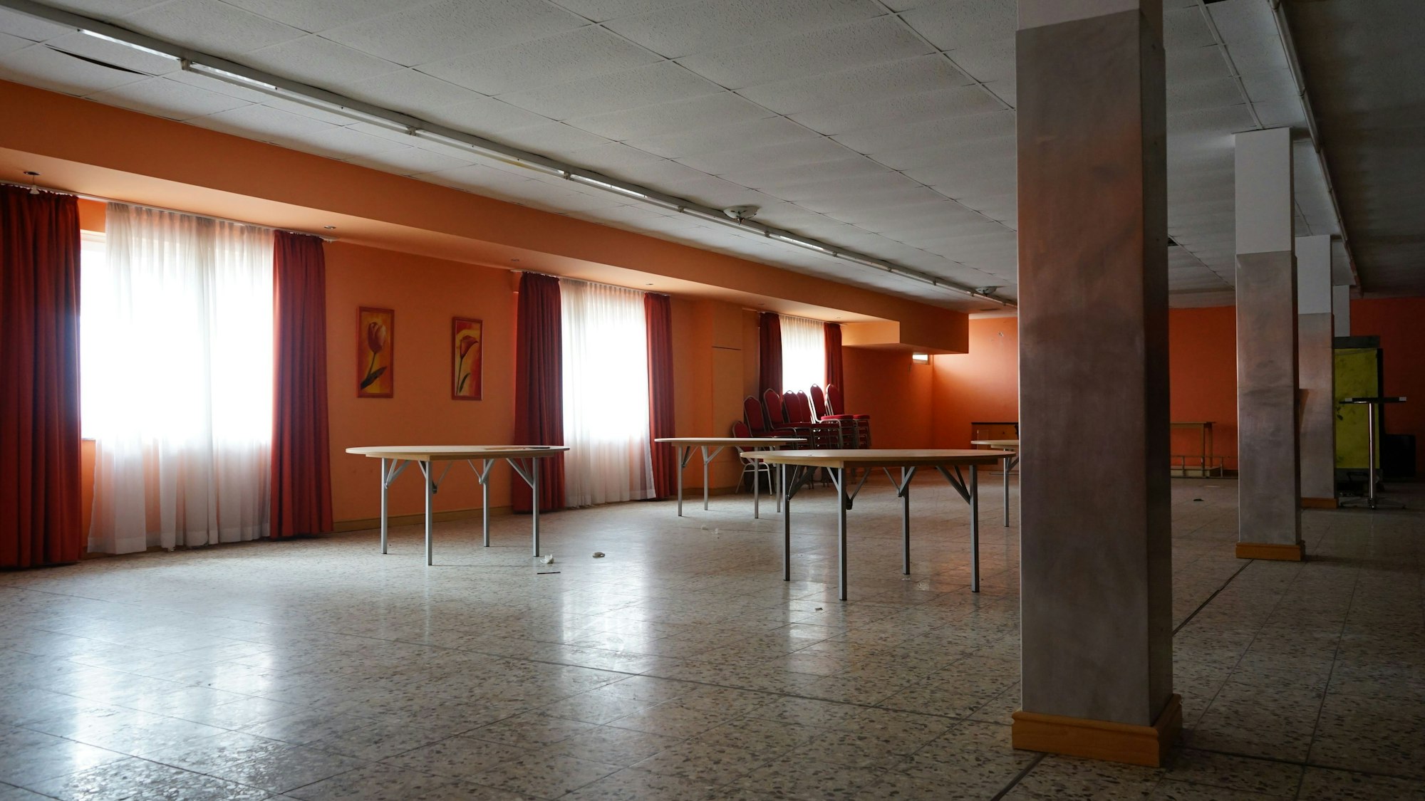 Der Saal des Hotels Zum alten Brauhaus