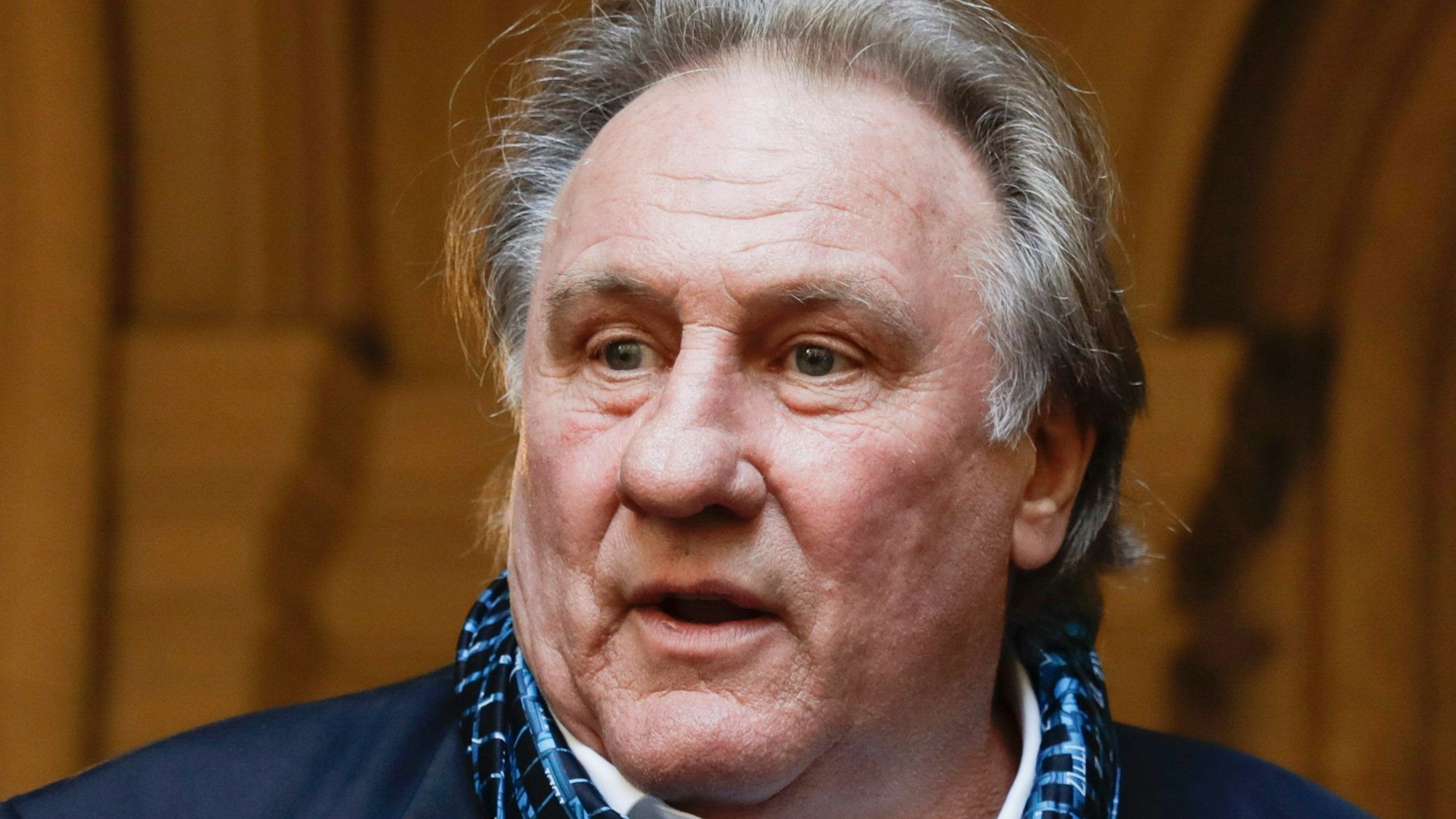 Schauspieler Gérard Depardieu.