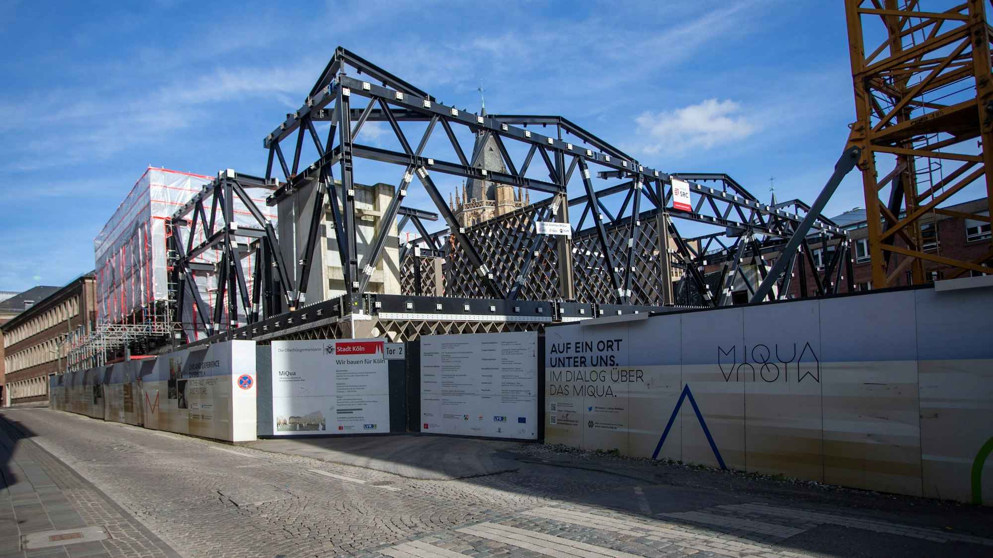 Die Baustelle in Köln