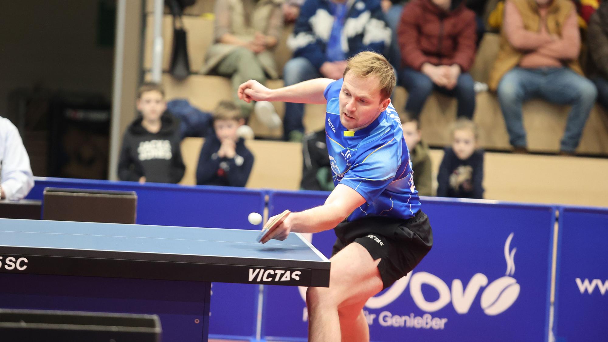 Benedikt Duda spielt für den TCC Schwalbe Bergneustadt in der ersten Tischtennisbundesliga.