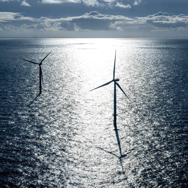 Der Offshore-Windpark Riffgat rund 15 Kilometer nördlich der Insel Borkum. (Archivbild)