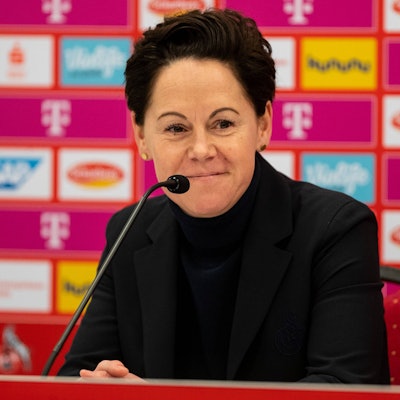 1. FC Köln, Pressekonferenz 07.03.2024 Nicole Bender-Rummler Bereichsleiterin Frauen- und Mädchenfußball 1. FC Köln, Pressekonferenz 07.03.2024