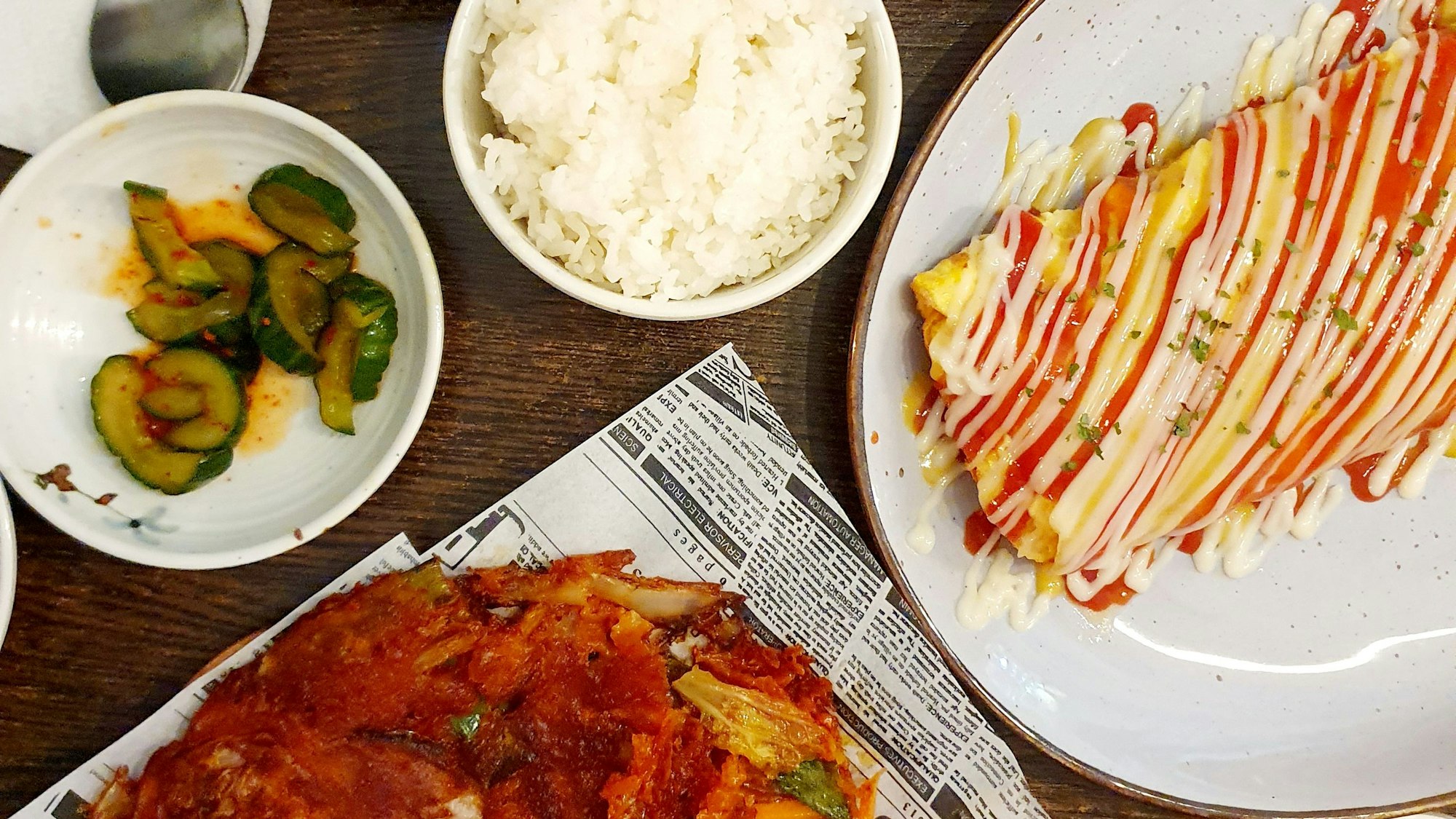 Gerichte im Restaurant Hankki im Belgischen Viertel