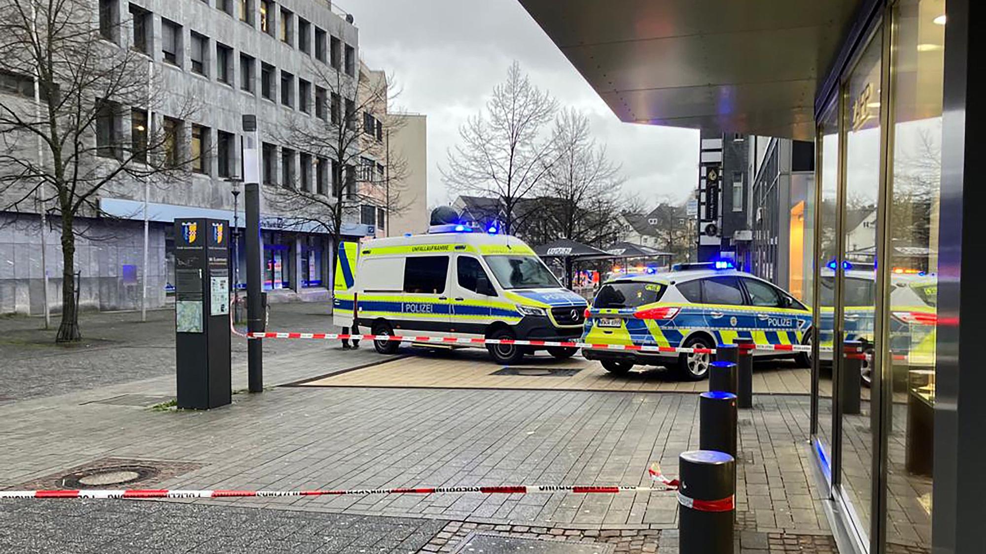 Der Tatort in der Gummersbacher Innenstadt.