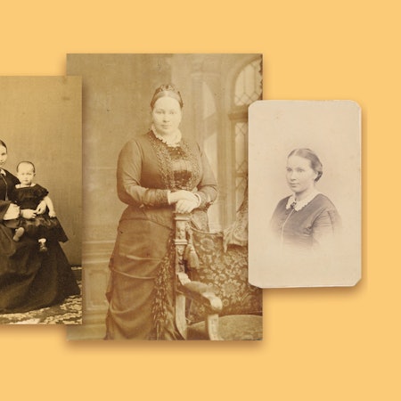 Maria Zanders um 1855, 1859 und 1888.
