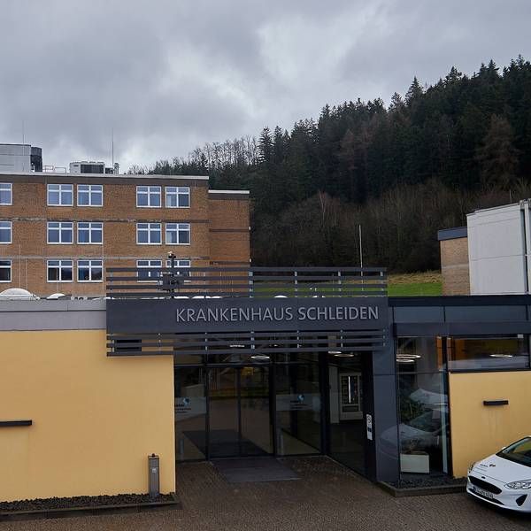 Das Bild zeigt das Krankenhaus in Schleiden.