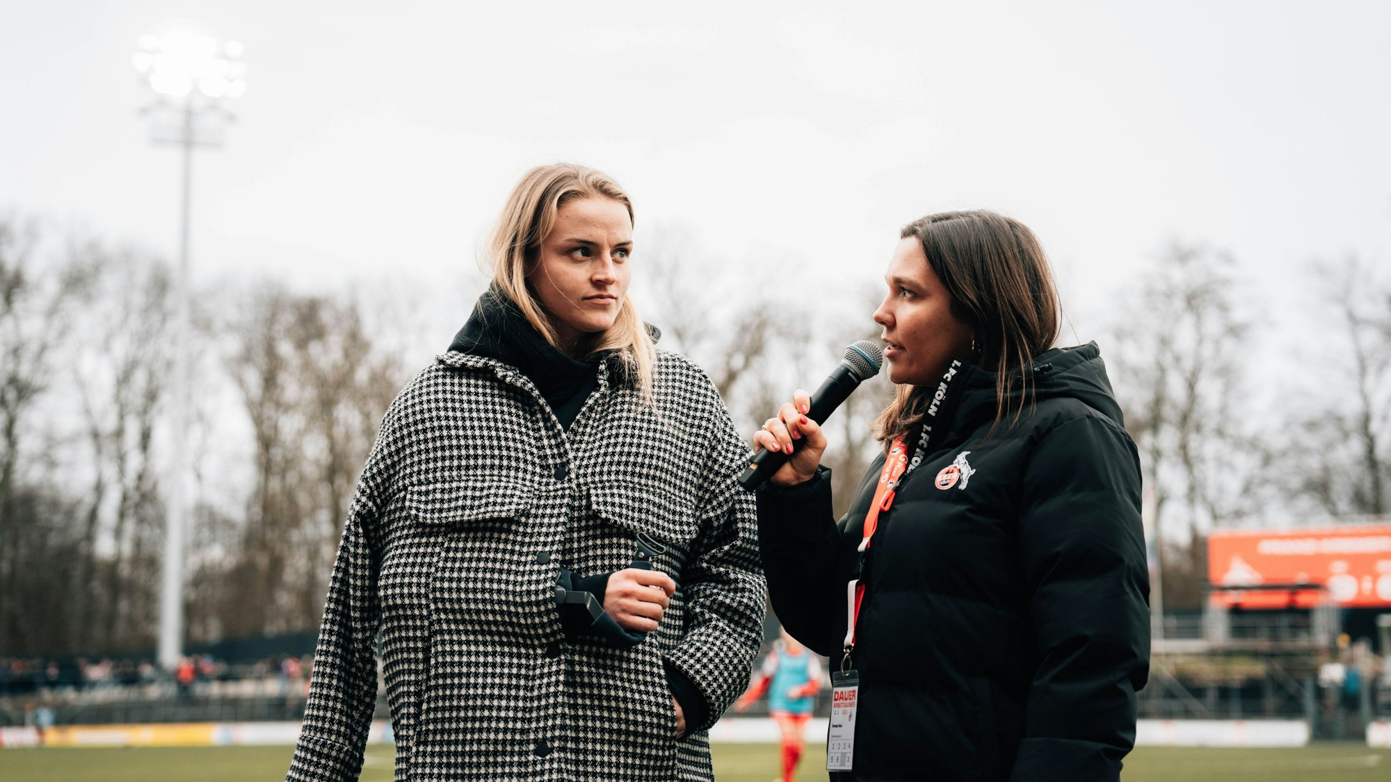Svenja Hein (24), Stadionsprecherin 1. FC Köln Frauen.