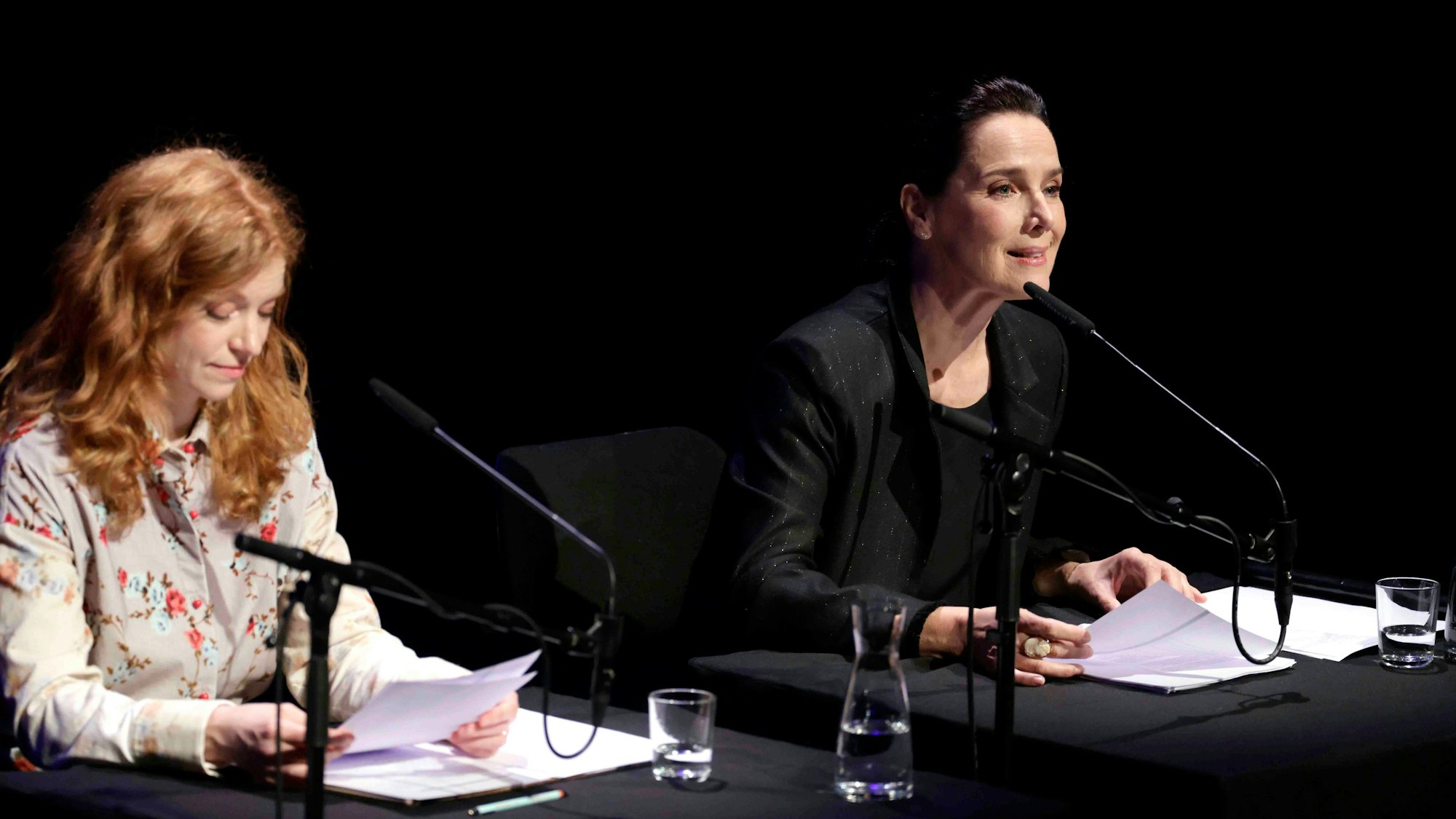 Schauspielerin Marleen Lohse und Moderatorin und Schauspielerin Désirée Nosbusch.