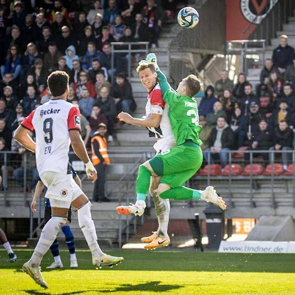 3. Liga, FC Viktoria Köln - SV Waldhof Mannheim 07 Tor zum 2:2 durch Michael Schultz FC Viktoria Köln, 3 3. Liga, FC Viktoria Köln - SV Waldhof Mannheim 07, 29. Spieltag, am 09.03.2024 im Sportpark Hoehenberg in Koeln. DFL REGULATIONS PROHIBIT ANY USE OF PHOTOGRAPHS AS IMAGE SEQUENCES AND/OR QUASI-VIDEO. *** 3 Liga, FC Viktoria Köln SV Waldhof Mannheim 07 Goal to 2 2 by Michael Schultz FC Viktoria Köln, 3 3 Liga, FC Viktoria Köln SV Waldhof Mannheim 07, 29 Matchday, on 09 03 2024 at Sportpark Hoehenberg in Cologne DFL REGULATIONS PROHIBIT ANY USE OF PHOTOGRAPHS AS IMAGE SEQUENCES AND OR QUASI VIDEO Copyright: xBEAUTIFULxSPORTS/LeahxKohringx