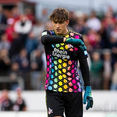 Regionalliga West: SC Fortuna Koeln - 1. FC Koeln U21, U 21 01.08.2023 Jonas Nickisch 1. FC Koeln U21, 1, Regionalliga West, 1. Spieltag, SC Fortuna Koeln - 1. FC Koeln U21, am 01.08.2023, Suedstadion, Koeln *** Regionalliga West SC Fortuna Koeln 1 FC Koeln U21, 01 08 2023 Jonas Nickisch 1 FC Koeln U21, 1 , Regionalliga West, 1 Matchday, SC Fortuna Koeln 1 FC Koeln U21, on 01 08 2023, Suedstadion, Koeln Copyright: xBEAUTIFULxSPORTS/Meuselx