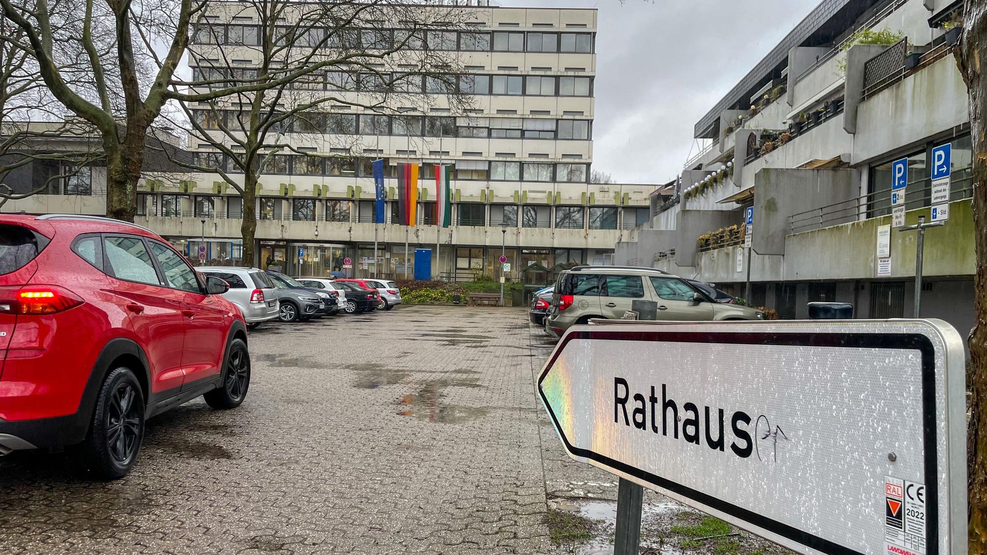 Das Rathaus in Leichlingen.