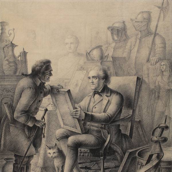 Nicolas Salm Ferdinand Franz Wallraf inmitten seiner Sammlung