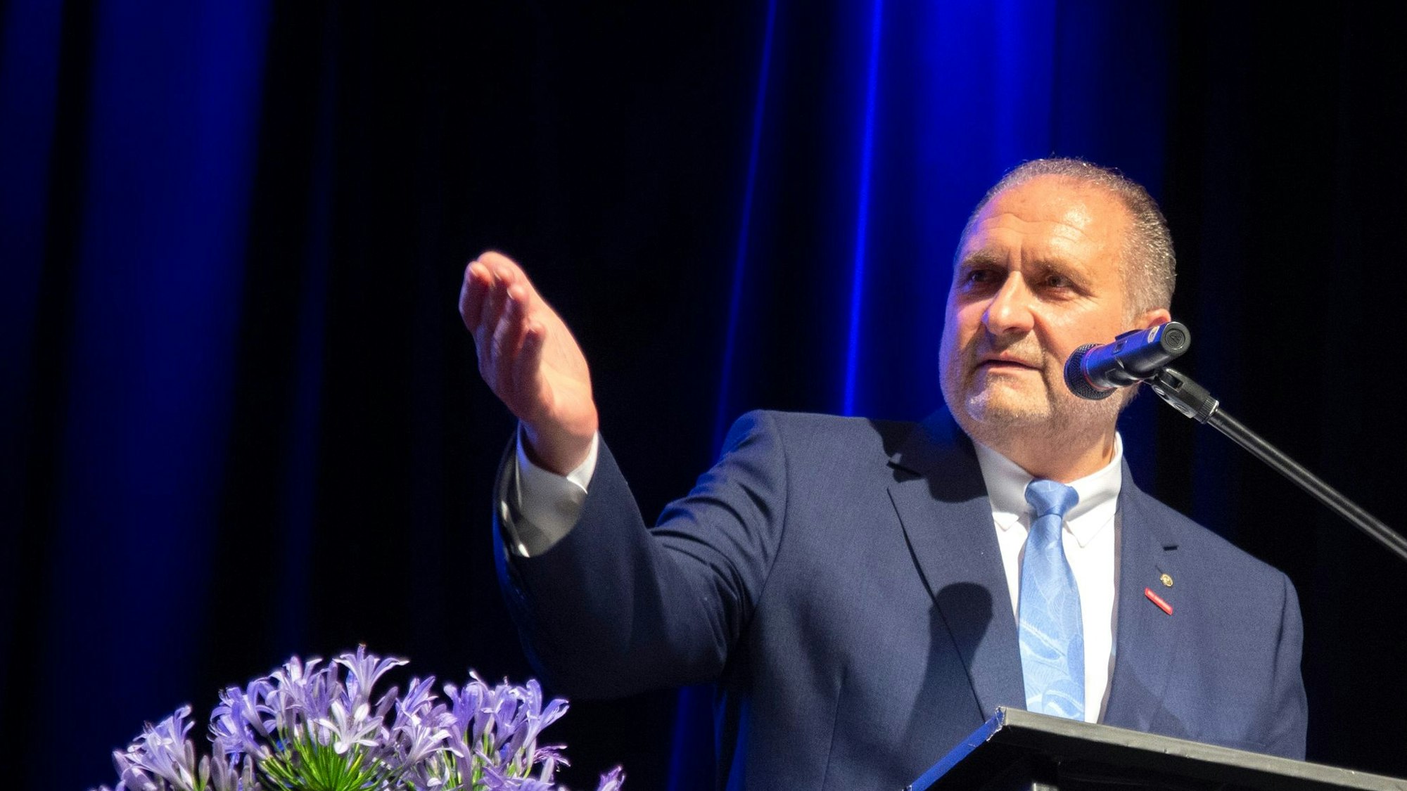 Handwerkskammerpräsident Hans Peter Wollseifer bei einer Rede.