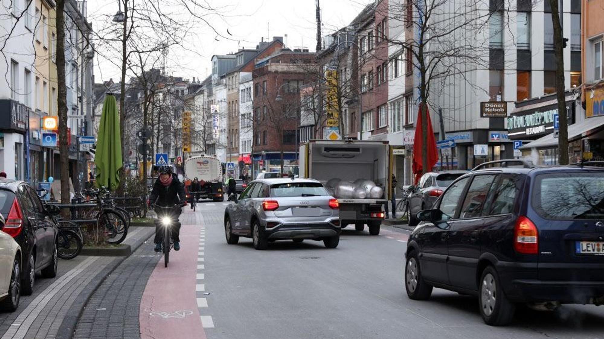 Szene von der Venloer Straße