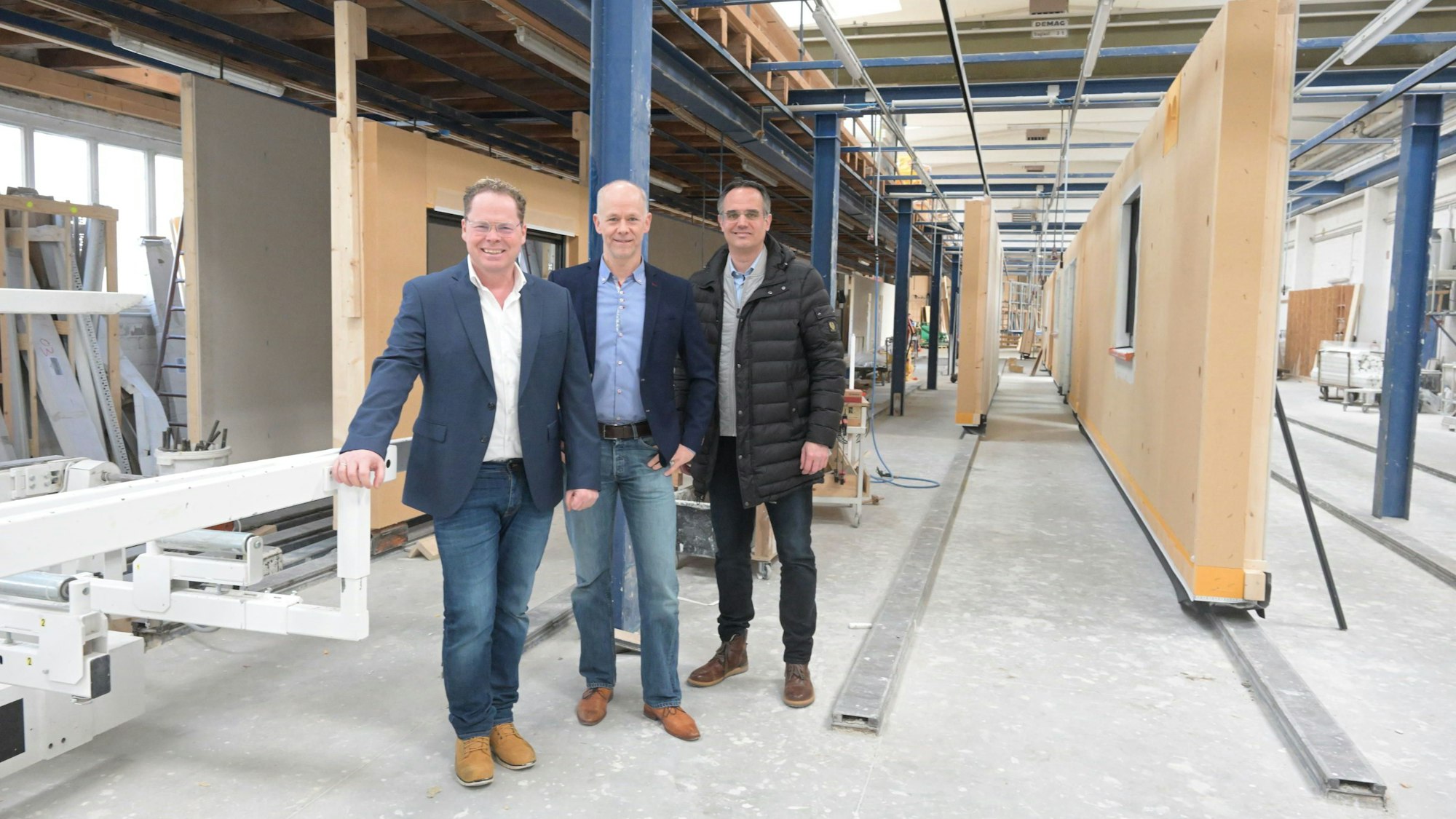 Die drei Geschäftsführer Holger Cürten, Christoph Brochhaus und Kai-Uwe Schröder