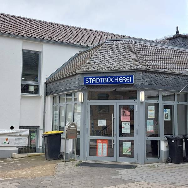 Außenaufnahme der Stadtbücherei in Bad Münstereifel.
