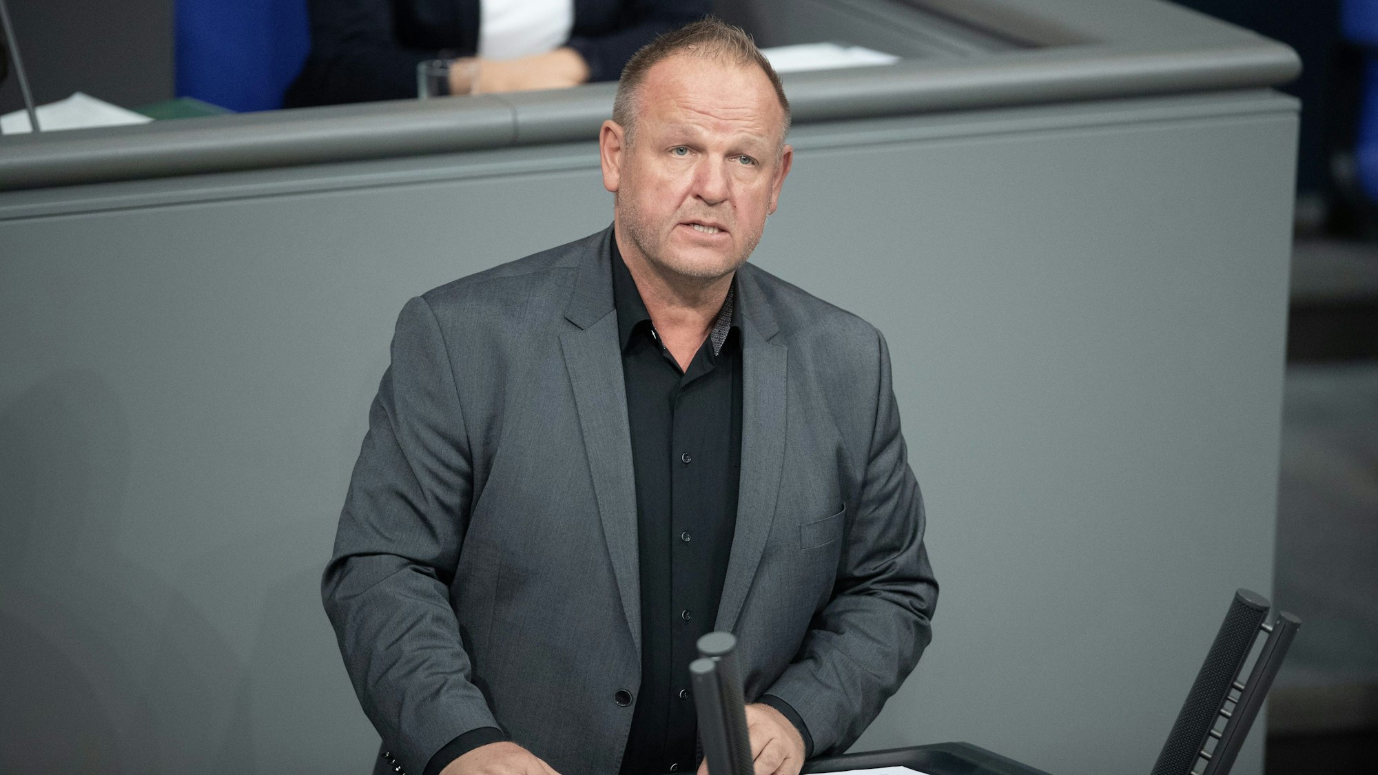 Kay-Uwe Ziegler (AfD) spricht in der Plenarsitzung im Deutschen Bundestag.