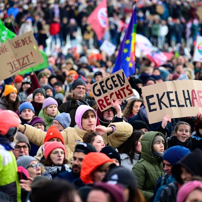 Demo gegen Rechts - Deutzer Werft