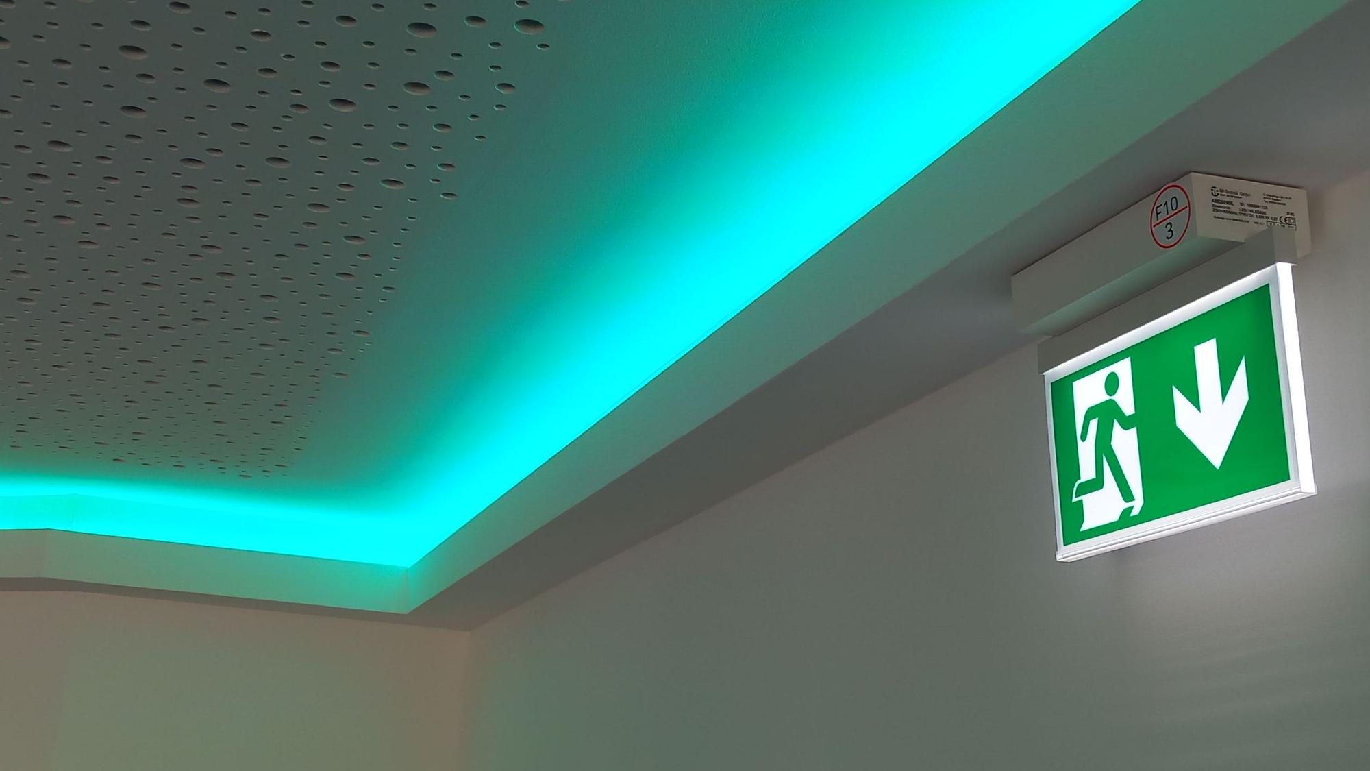 Licht kann der Stimmung angepasst werden.