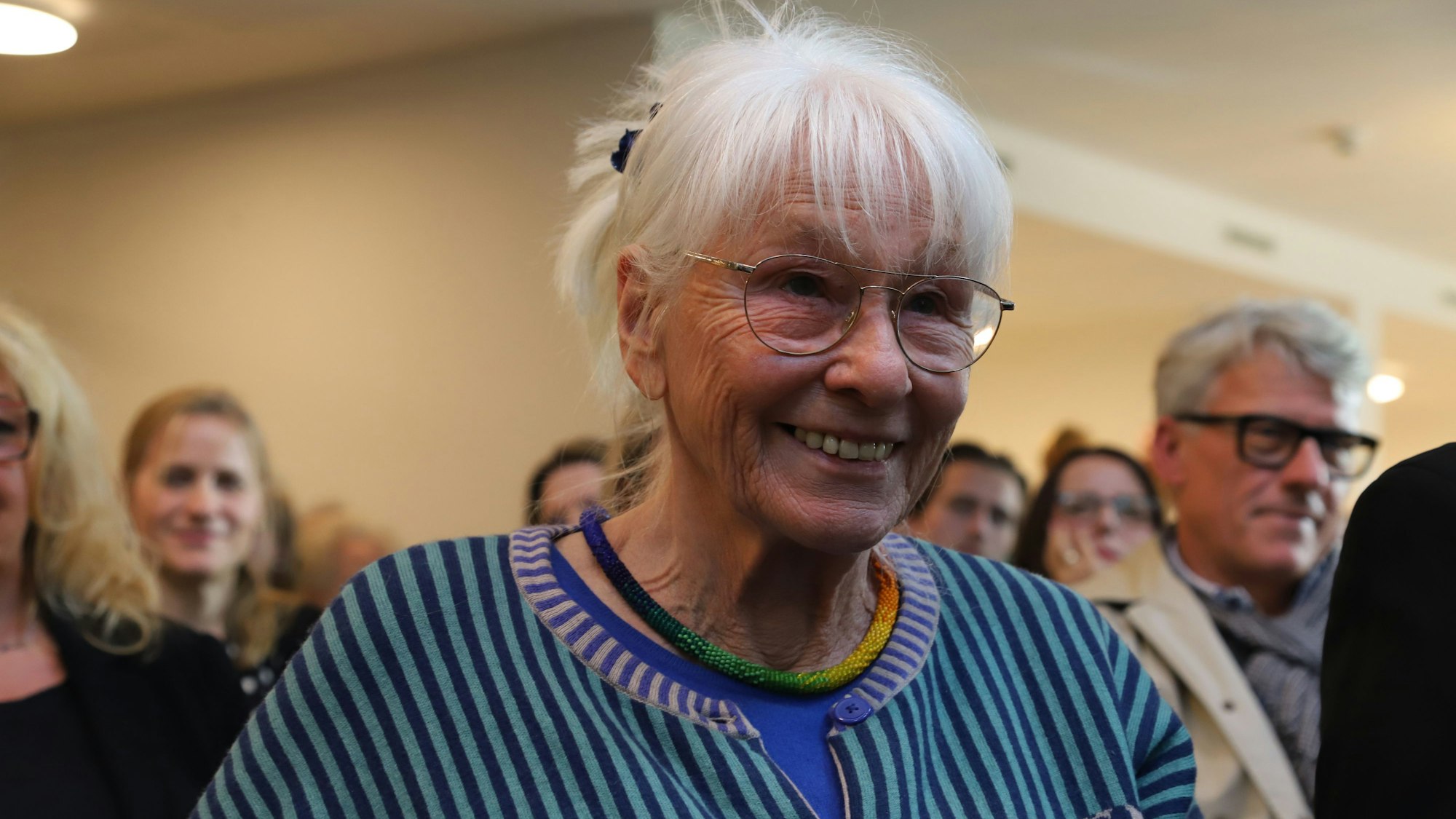 Sibilla Brombach, Mitbegründerin des Elisabeth-Hospizes in Lohmar-Deesem, war bei der Eröffnung des nach ihr benannten Hauses dabei.