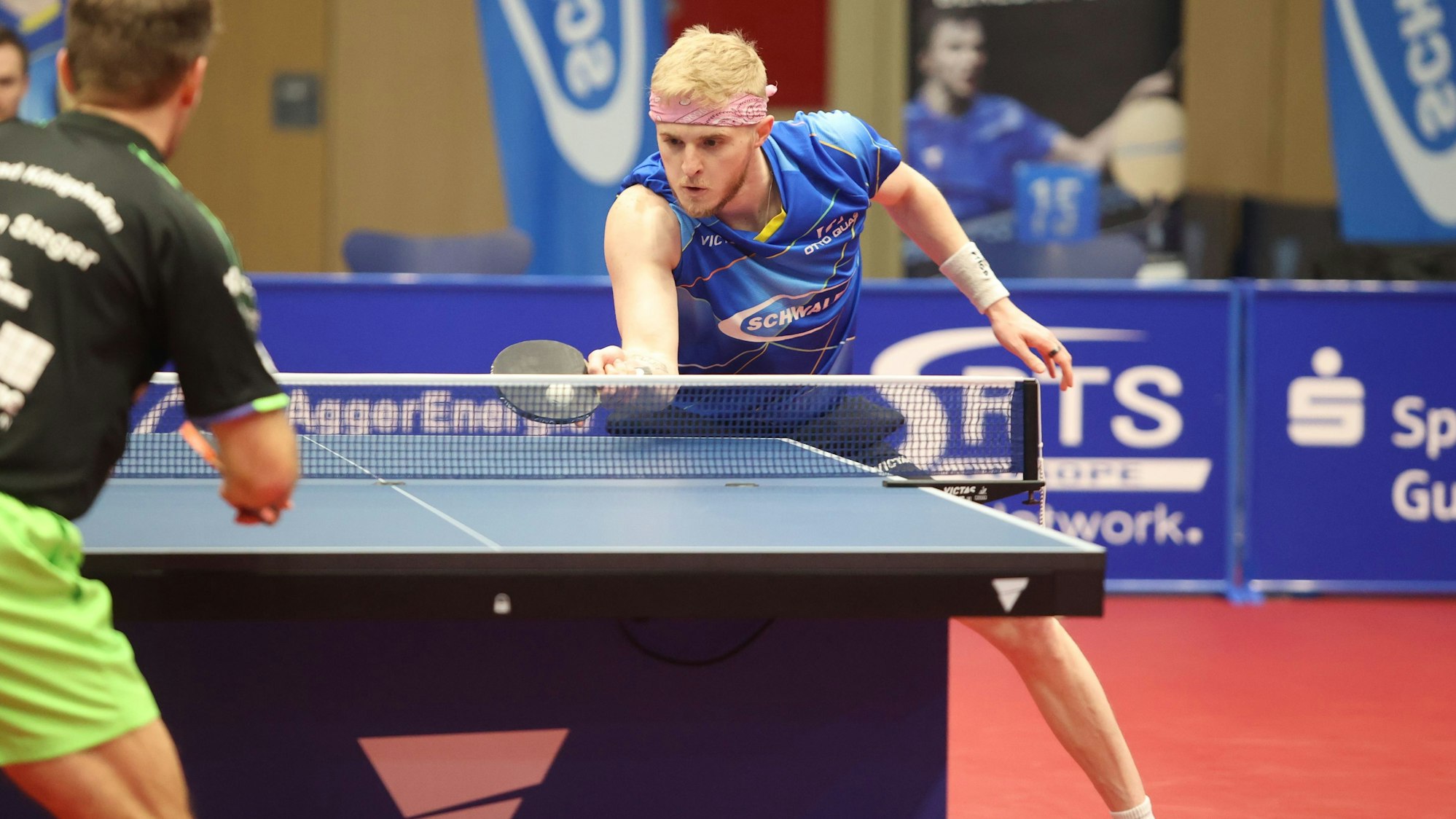 Bergneustadts Romain Ruiz im Spiel gegen Bad Königshofen.