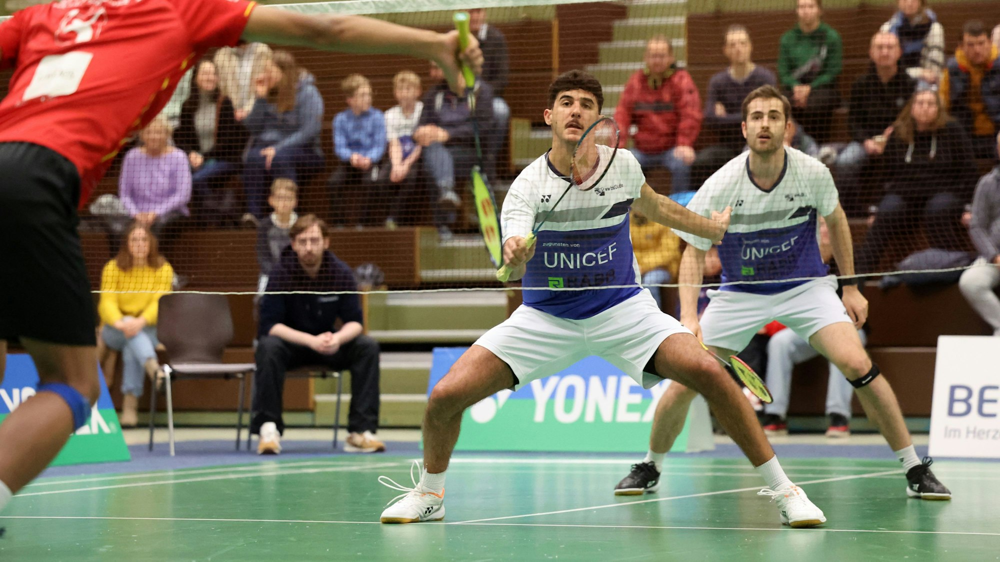 Das TVR-Herrendoppel mit Malik Bourakkadi und Jan Colin Völker