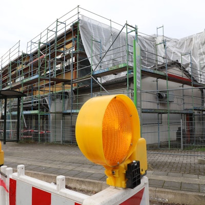 Die Baustelle an der Grundschule Hoffnungsthal.