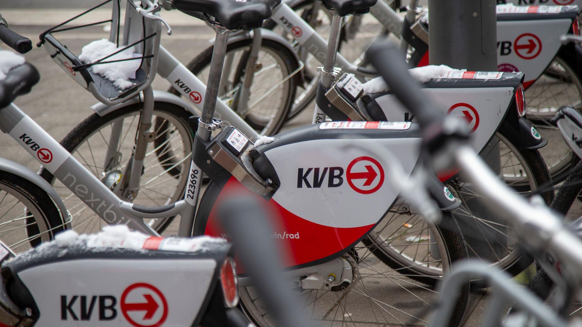 2024 wurden die rund 3.000 Leihfahrräder der KVB insgesamt 4,4 Millionen Mal ausgeliehen (Archivbild)