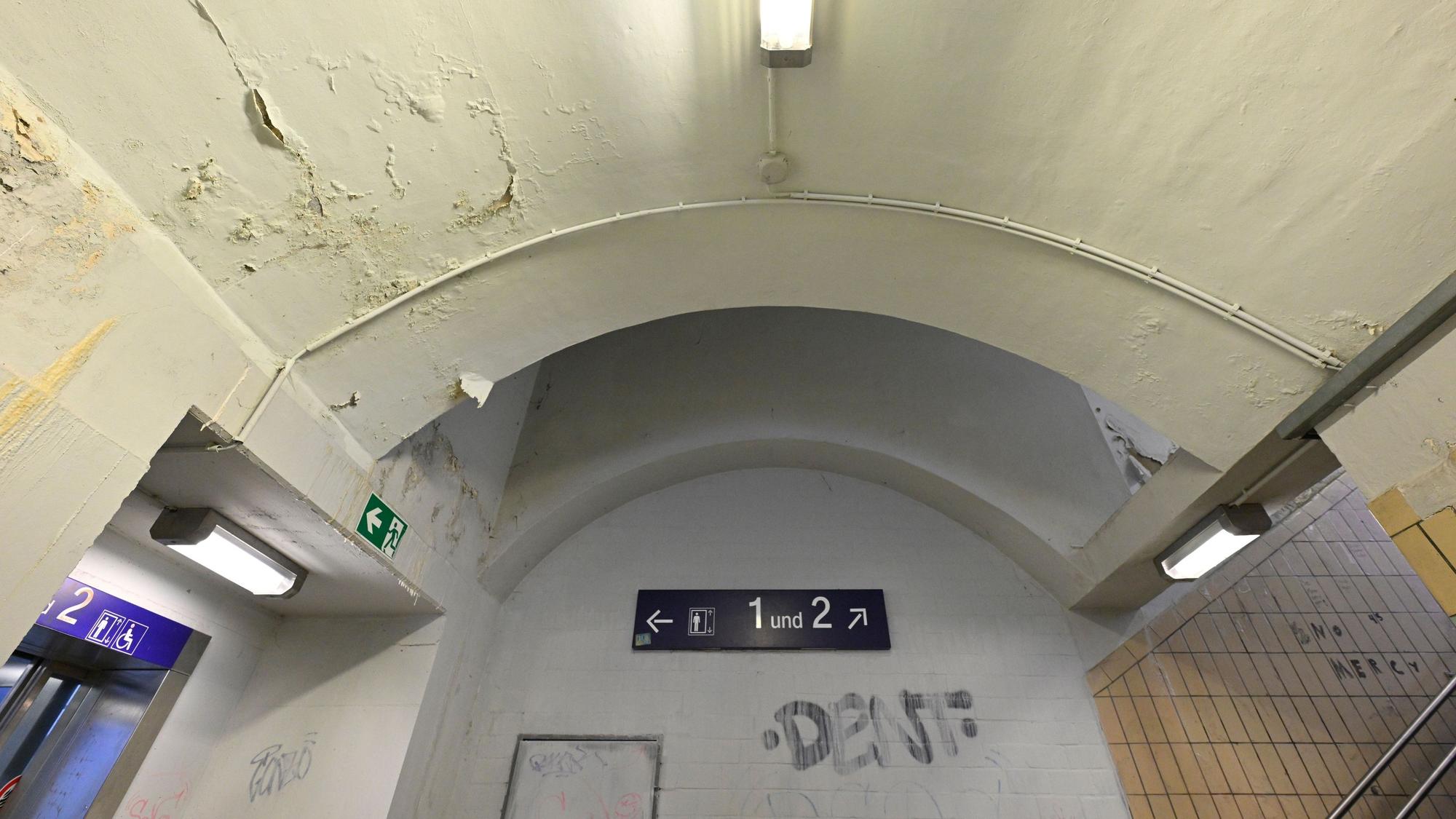 Blick auf den aktuellen Zustand des Bahnhofs in Gummersbach-Dieringhausen.