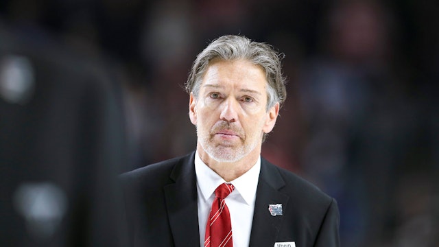 Haie-Headcoach Trainer Uwe Krupp nach dem Playoff-Aus gegen Ingolstadt.